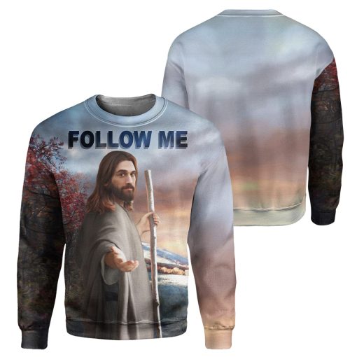 Gearhumans Follow me God - 3D All Over Printed Shirt 2 Gearhumans Follow me God - 3D All Over Printed Shirt - Image 2