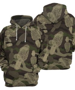 Gearhumans Morel Mushroom Camo - 3D All Over Printed Shirt