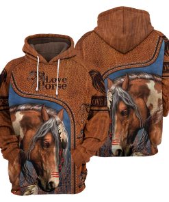 Gearhumans Brown Horse - 3D All Over Printed Shirt