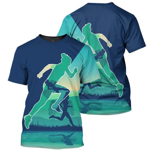 Gearhumans Running - 3D All Over Printed Shirt