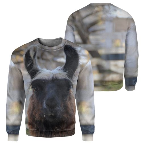 Gearhumans Llama - 3D All Over Printed Shirt - Image 2