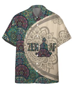 Gearhumans 3D Zen Af Yoga Custom Hawaii Shirt