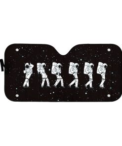 Gearhumans 3D Crotch Grab Moon Walk Astronaut Auto Sunshade