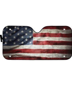 Gearhumans 3D American Flag Auto Sunshade