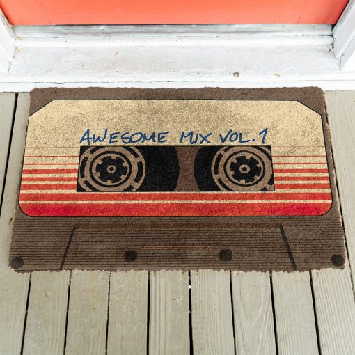 Gearhumans 3D GOTG Awesome Mix Vol.1 Doormat - Image 2