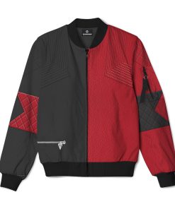 Gearhumans 3D The Suicide Squad Harley Quinn Custom Bomber Jacket