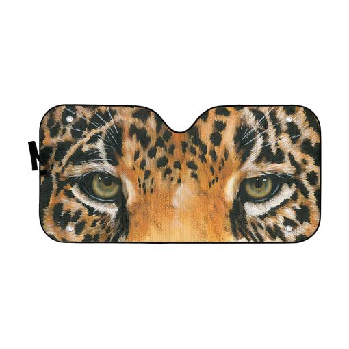Gearhumans 3D Leopard Eyes Sunshade