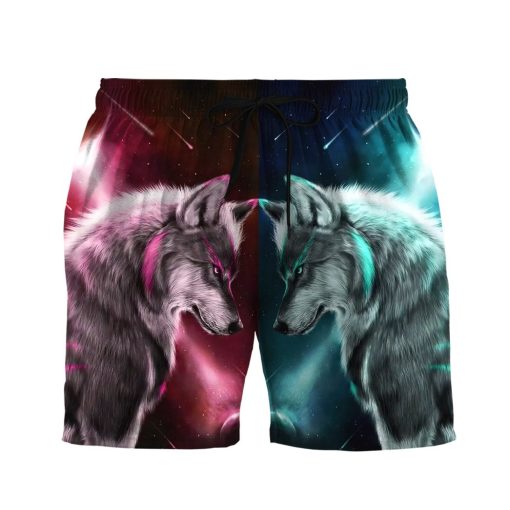 Gearhumans 3D Wolf Spirit Custom Hawaii Shirt - Image 8