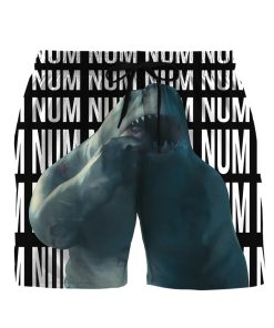 Gearhumans 3D Num Num King Shark Custom Men Shorts