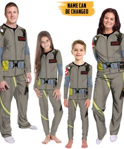 Gearhumans 3D Ghostbuster 1984 Custom Name Family Pyjamas