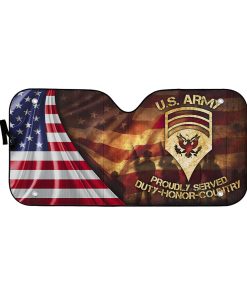 Gearhumans 3D US Veteran 3D Auto Sun Shade