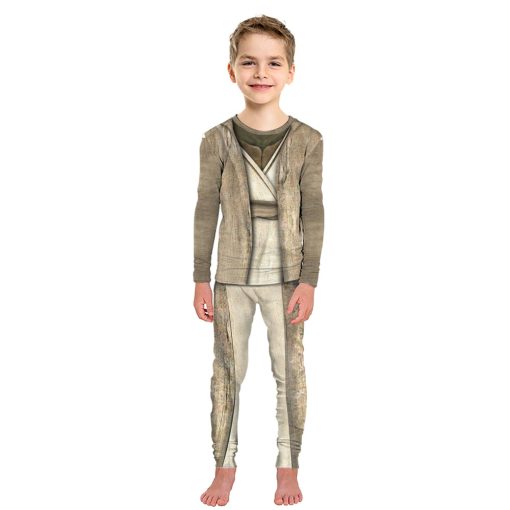 Gearhumans 3D S.W Yoda Cosplay Custom Family Pajamas - Image 2
