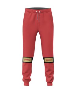 Gearhumans 3D The Red Wind Rangers Ninja Storm Custom Sweatpants
