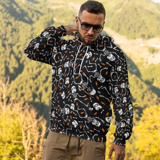 Gearhumans 3D SW Halloween Skeleton Stormtrooper Custom Tshirt Hoodie Apparel - Image 9