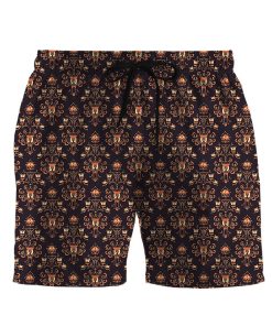 Gearhumans 3D Halloween Haunted Maison Custom Men Shorts