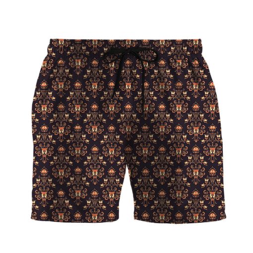 Gearhumans 3D Halloween Haunted Maison Custom Men Shorts