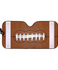 Gearhumans 3D American Football Car Auto Sunshade