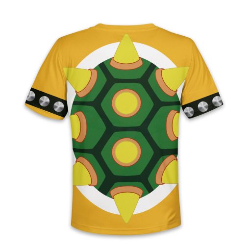 Gearhumans 3D Bowser Custom Kid Hoodie Tshirt Apparel 6 Gearhumans 3D Bowser Custom Kid Hoodie Tshirt Apparel - Image 6