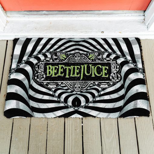 Gearhumans 3D Beetlejuice Custom Doormat - Image 2