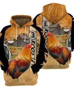 Gearhumans Rooster - 3D All Over Printed Shirt