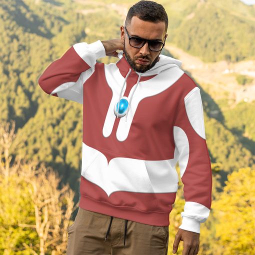 Gearhumans 3D Ultraman Custom Hoodie Tshirt Apparel - Image 9