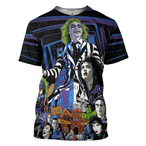 Gearhumans 3D Beetlejuice Time Custom Hoodie Tshirt Apparel - Image 3