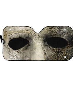 Gearhumans 3D Halloween Michael Myers Mask Custom Car Auto Sunshade
