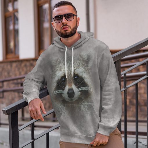 Gearhumans 3D Raccoon Custom Tshirt Hoodie Apparel - Image 10