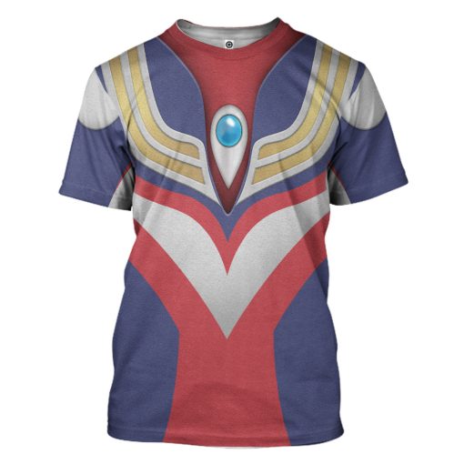 Gearhumans 3D Ultraman Tiga Custom Hoodie Tshirt Apparel - Image 3