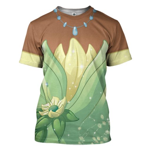 Gearhumans 3D Tiana Princess Custom Tshirt Hoodie Apparel - Image 4