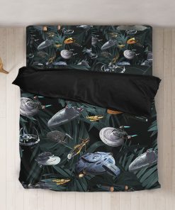 Gearhumans 3D S.T Space Ships Custom Bedding Set