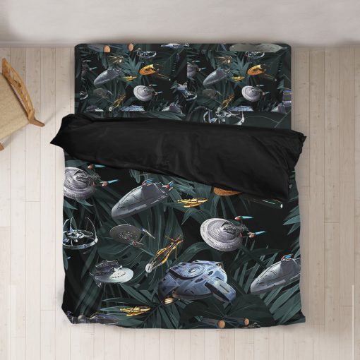 Gearhumans 3D S.T Space Ships Custom Bedding Set
