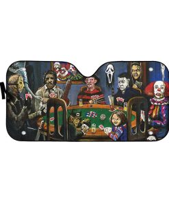 Gearhumans 3D Scary Play Together Custom Car Auto Sunshade