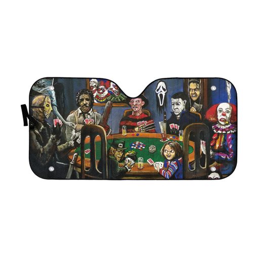 Gearhumans 3D Scary Play Together Custom Car Auto Sunshade 1 Gearhumans 3D Scary Play Together Custom Car Auto Sunshade