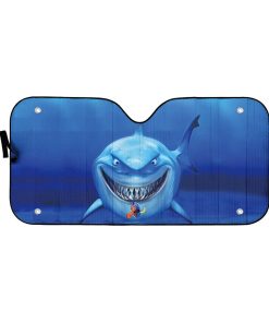 Gearrhumans 3D Bruce Shark Mouth Custom Sunshade