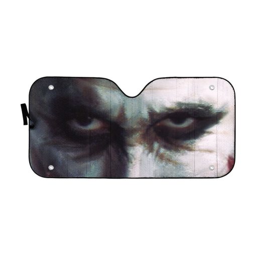 Gearhumans 3D I Am The Joker Custom Car Auto Sunshade