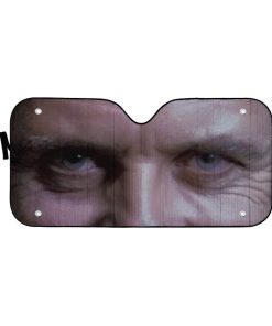 Gearhumans 3D Hannibal Lecter Eyes Custom Car Auto Sunshade