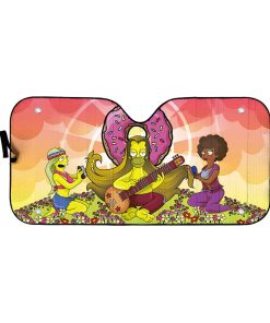 Gearhumans 3D Hippie Simpsons Custom Sunshade