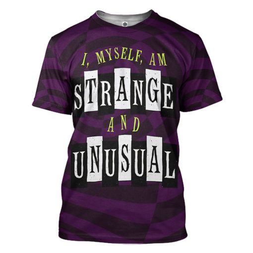 Gearhumans 3D Beetlejuice Strange and Unusual Custom Hoodie Tshirt Apparel - Image 3