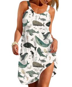 Gearhuman 3D Marine Creatures Custom Beach Dress
