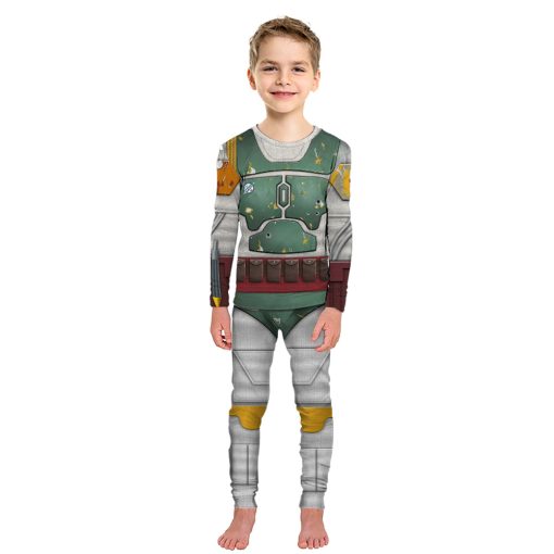 Gearhumans 3D S.W Boba Fett Custom Family Pyjamas