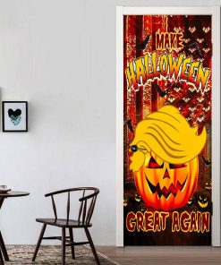 Gearhumans 3D Make Halloween Great Again Custom Doorsticker