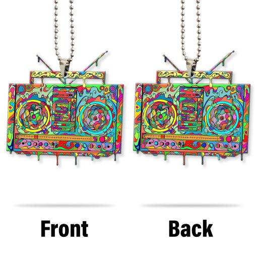 Gearhumans 3D Hippe Boombox Custom Car Hanging - Image 2
