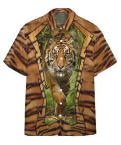 Gearhumans 3D Jungle Tiger Custom Hawaii Shirt