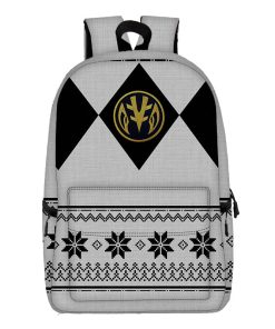 Gearhumans 3D White Mighty Morphin Power Ranger Custom Backpack