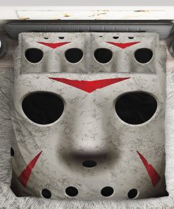 Gearhumans 3D Friday The 13th Jason Voorhees Custom Bedding Set