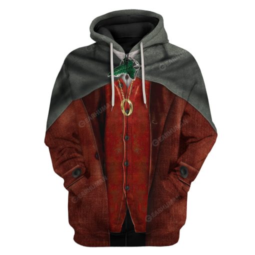 Gearhumans Cosplay Frodo Baggins Lord Of The Rings Kid Hoodie TShirt Apparel - Image 4