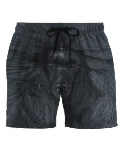 Gearhumans 3D Black Poodle Custom Men Shorts