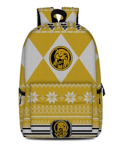 Gearhumans 3D Yellow MIGHTY MORPHIN Power Ranger Custom Backpack