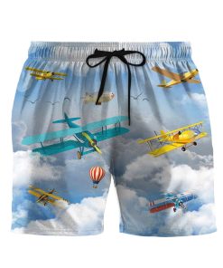 Gearhumans 3D Aerobatic Planes Custom Hawaii Short